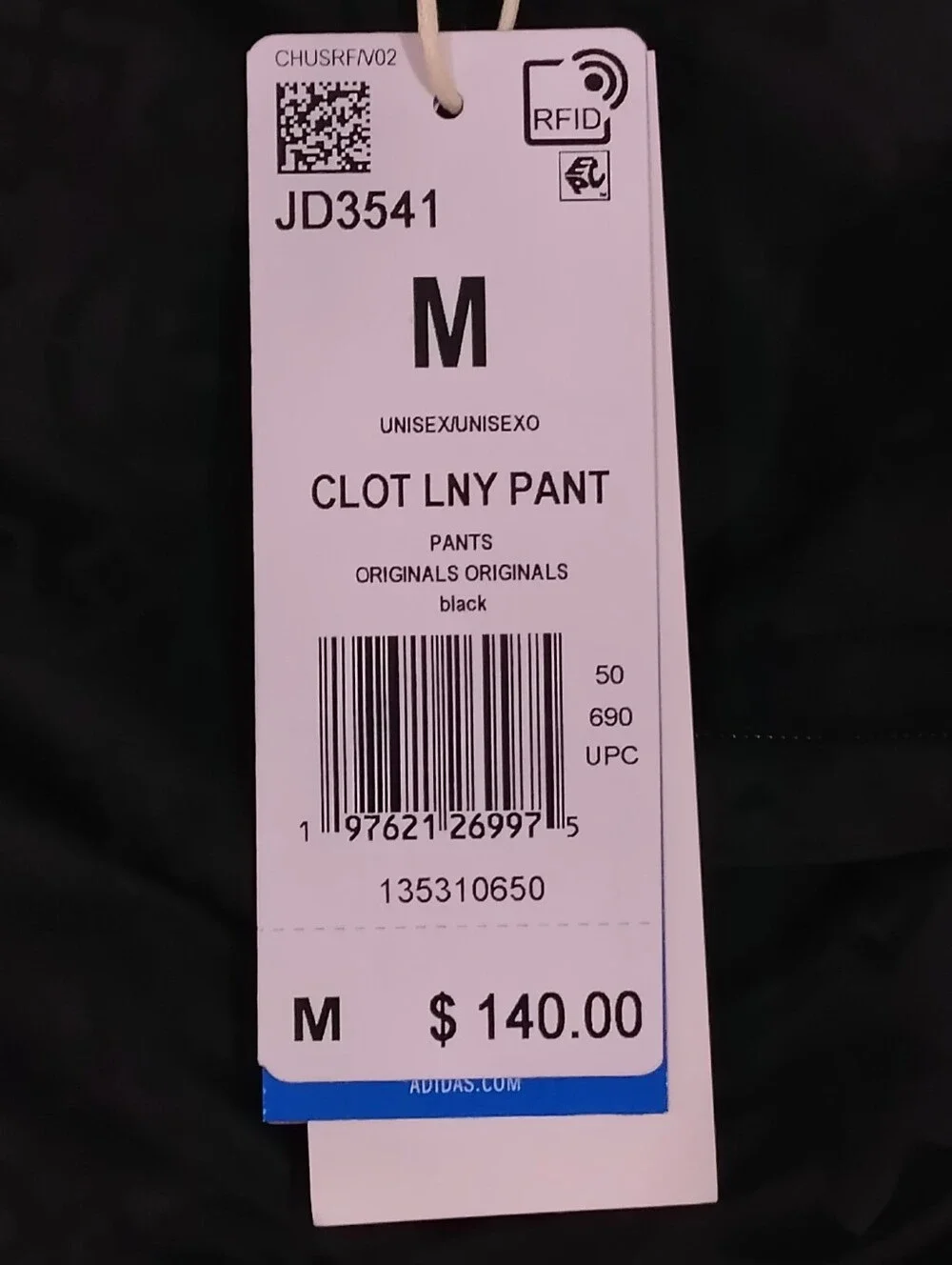 Adidas Originals X Clot By Edison Chen Lunar New Year Track Pants Black Medium